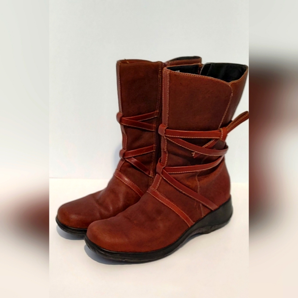 Clark's Artisan Collection Leather Boots Women's Size 6 1/2 M